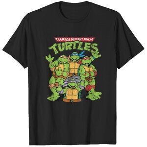 Teenage Mutant Ninja Turtles Classic Retro Logo Unisex T-Shirt 166